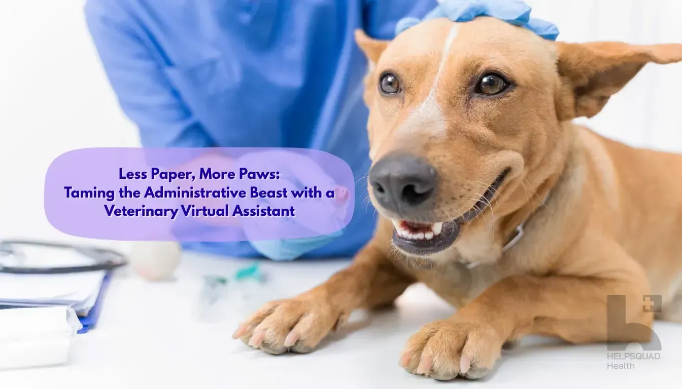 Less Paper, More Paws Taming the Administrative Beast with a Veterinary Virtual Assistant