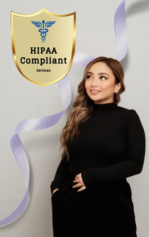 HIPAA-compliant healthcare call center team