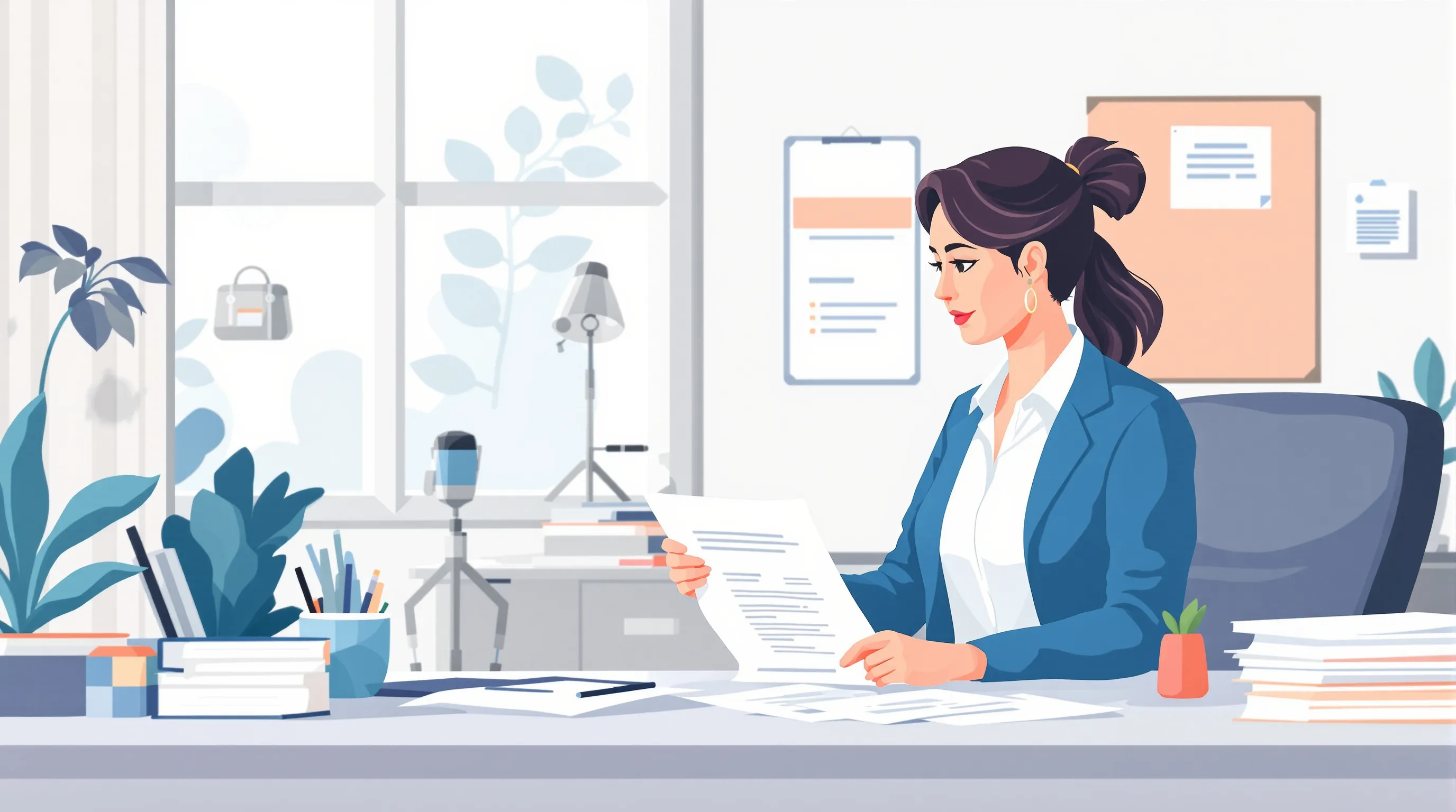 Healthcare billing coordinator reviewing TMS and Spravato prior authorization documentation