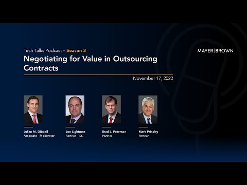 Negotiating for Value in Outsourcing Contracts