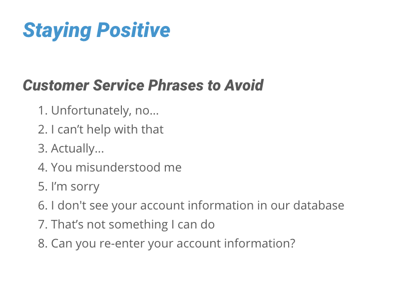 4 Best Tactics to Guide Customer Service Word Choices