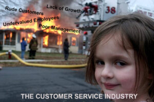 Customer service industry