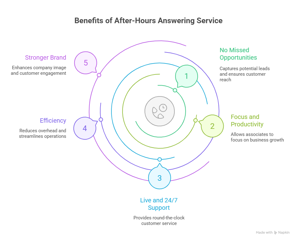 Benefits of an After-hours Answering Service 3 5 Advantages of After-hours Answering Service