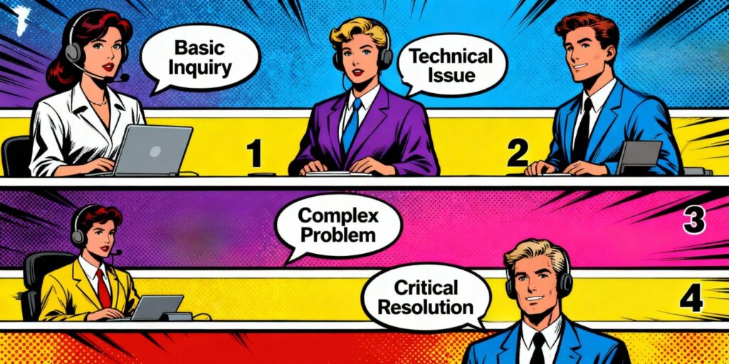 Customer Service Tiers: Understanding the Different Levels of Support 4 tiers of customer service