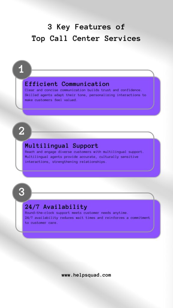 Key Features of Top Call Center Services