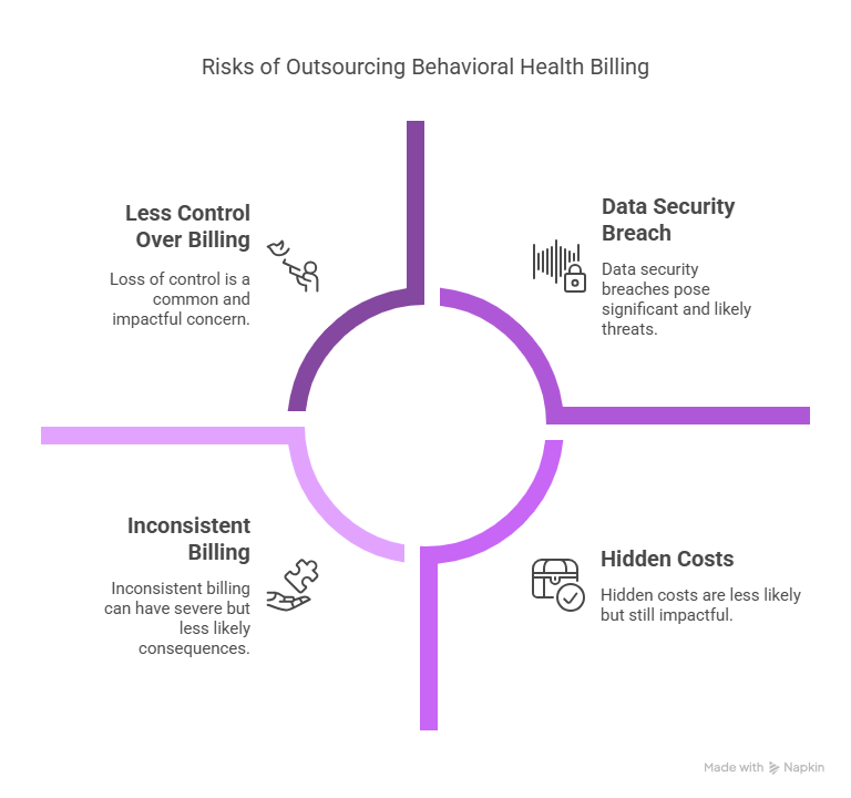 Outsourcing Behavioral Health Billing Service: Pros & Cons 3 The Cons of Outsourcing Behavioral Health Billing Service