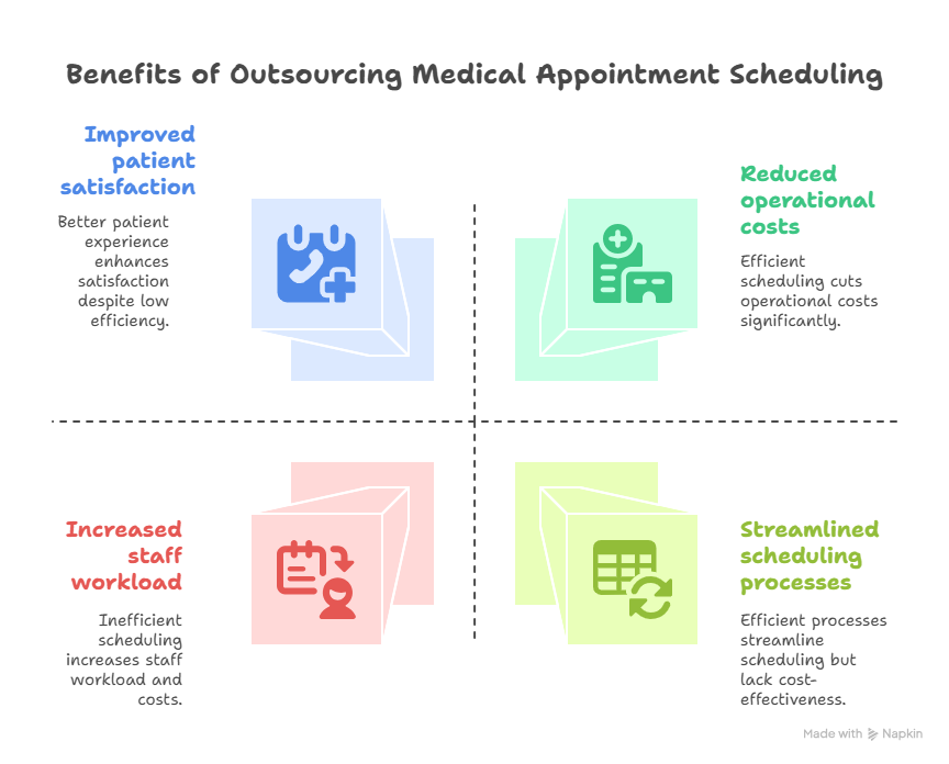 Medical Appointment Scheduling: Why Smart Healthcare Providers Outsource 3 Benefits of Outsourcing Medical Appointment Scheduling