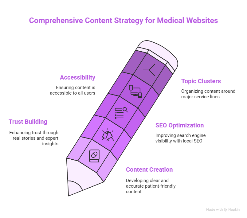 SEO for Medical Professionals: A Practical Guide 4 Comprehensive Content Strategy for Medical Websites